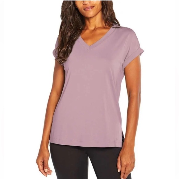 Banana Republic Ladies Short Sleeve V Neck Top - Picture 1 of 9